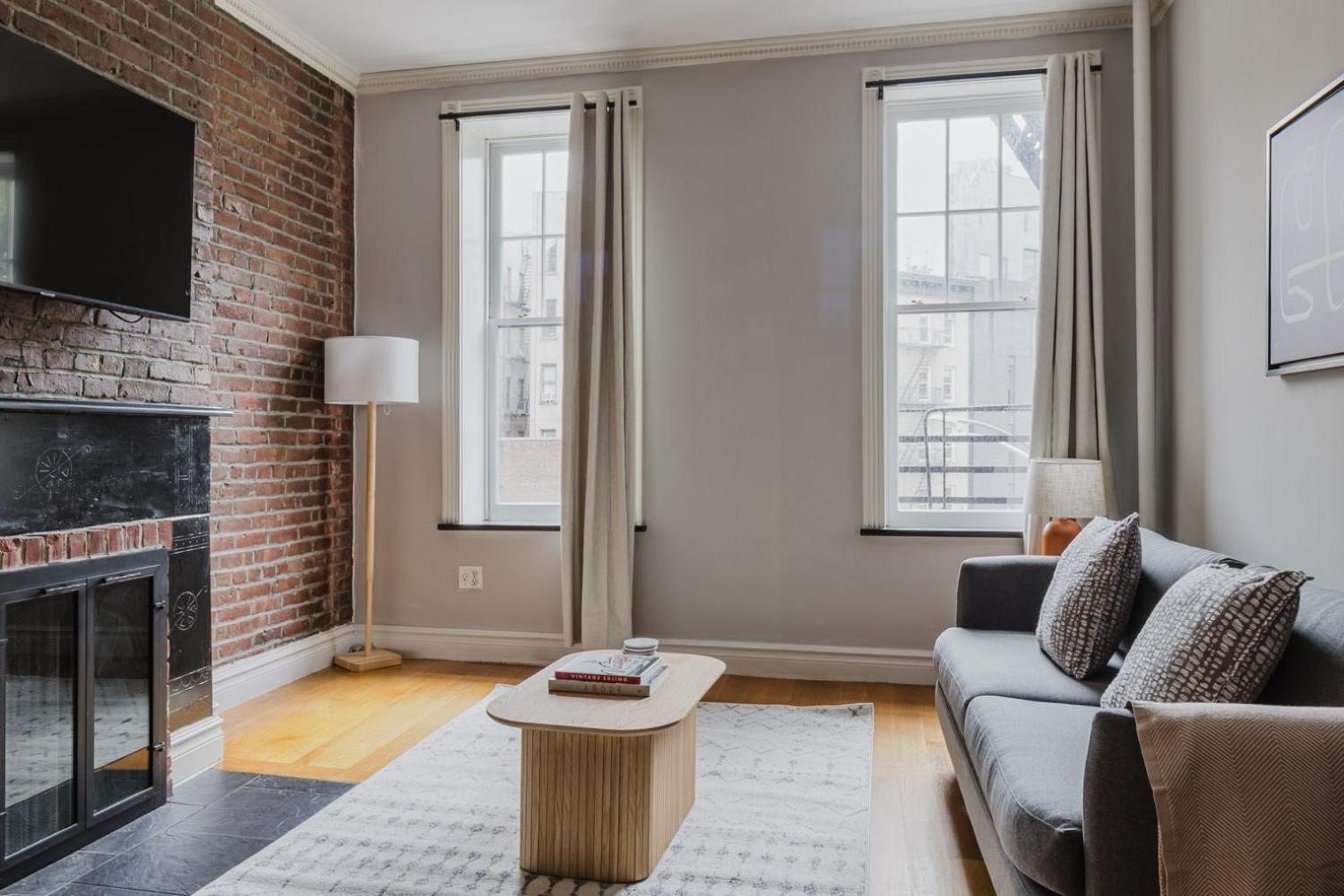 Blueground West Village Furnished Kitchen Wd Nyc-1564 Apartamento